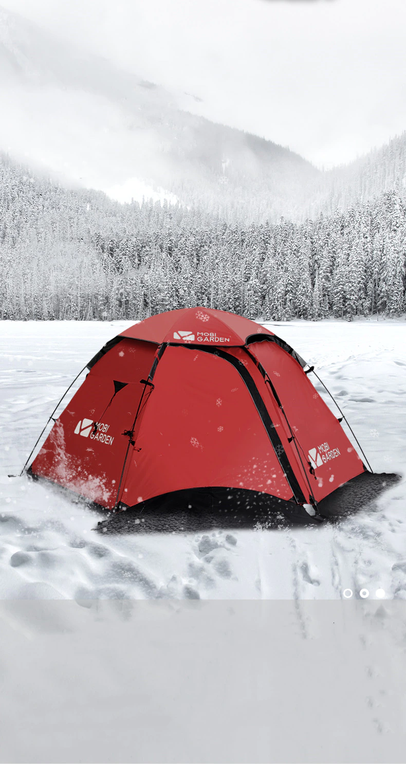 Cheap Goat Tents Mobi Garden Outdoor Camping Tent Travel Nature Hike Mountain Snow Tent Double Protection From Rain, Snow and Storm Hiking Tent   